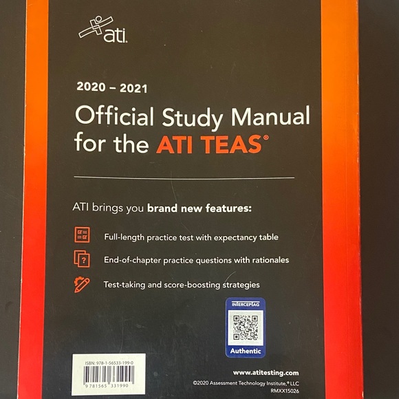 TEAS Official Study Manual - Red and Black - Picture 2 of 7